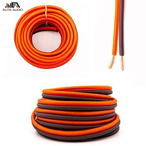 Elite Audio 0 Gauge Cca Premium Amp Kit - Ea-Prmk0 Complete Amplifier Installation Wiring Kit With 20 Feet 0 Awg + 2-Channel Rca Interconnects 3600W #TOP4