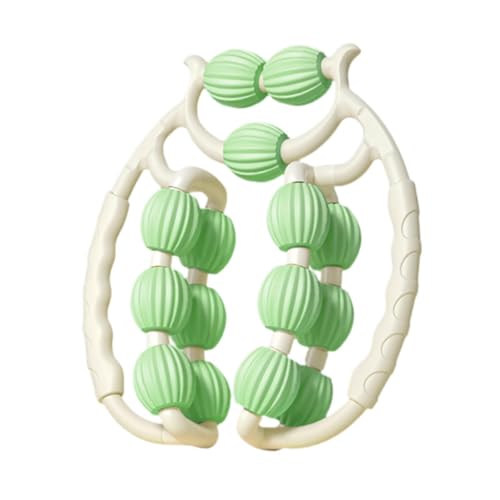 Amagogo Rollador de masaje para piernas Rollador de espuma Relilla de relajación Muscle Herramienta de masaje de 15 puntos para Fitness Fitness Gym, Verde