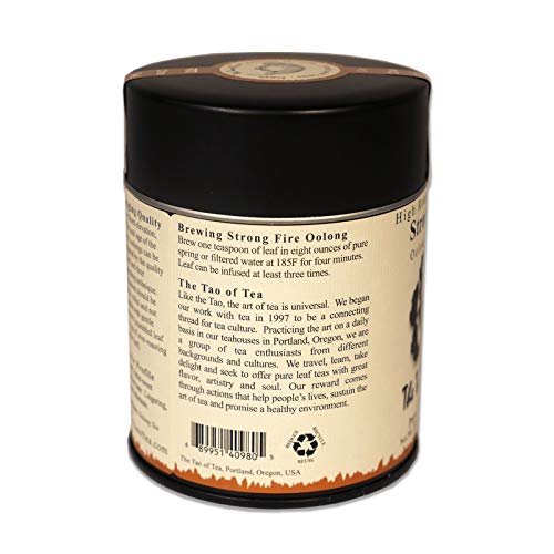The Tao Of Tea, Strong Fire Oolong, 3.5 Ounce Tin #TOP3