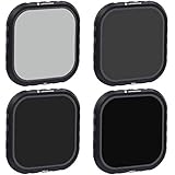 LENSKINS 4-Pack Lens Filter ND8 ND16 ND32 CPL for GoPro Hero 8 Black, Neutral Density and Circular Polarizer Lens Filter Kit Lens Protector for GoPro 8 Black Accessories