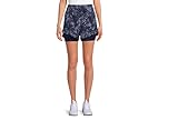 Avia Activewear Women's Running Shorts with Bike Liner (as1, Alpha, x_s, Regular, Regular, Tropical Fade)