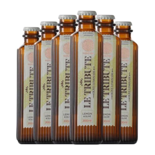 Getränke und Mixer MG Le Tribute Olive Lemonade Kleine Flasche 20 cl (Karton mit 6 Kleine Flasche von 20 cl)