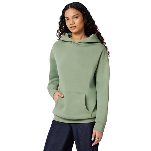 Amazon Essentials Damen Oversize Fleece-Kapuzenpullover Hoodie Salbeigrün XXL