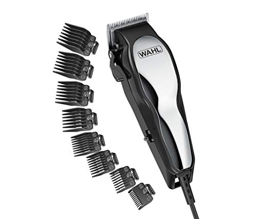 WAHL Chrome Pro Corded Men Hair Cutting Clippers Haircutting Kit