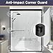 EASYWORC Double Sliding Shower Door, 55