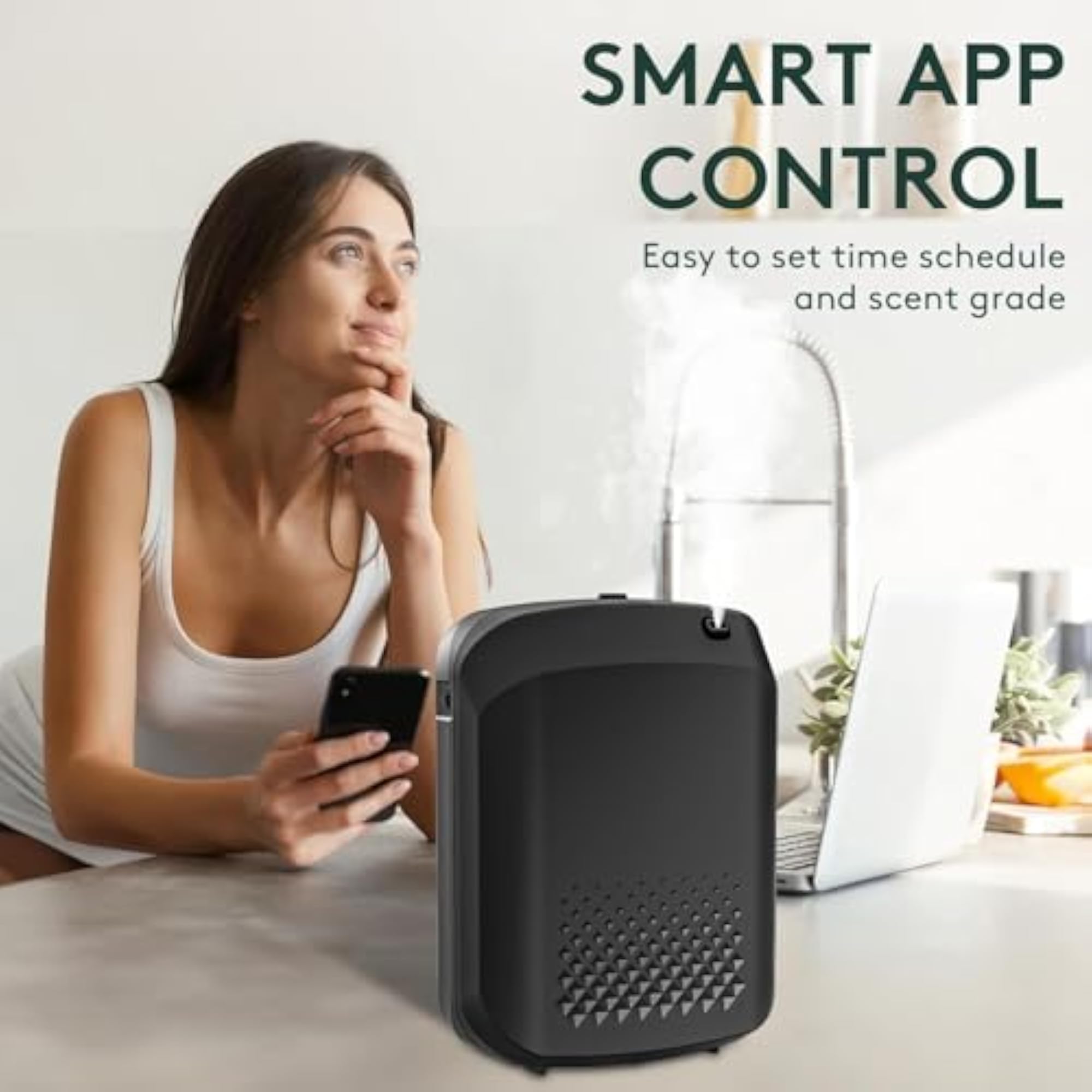 Smart Aroma Scent Diffuser Machine, 400ml Capacity
