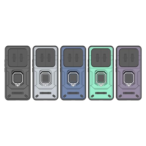 Coque Oppo Realme 13 Pro 5G antichoc avec béquille rotative et cache objectif