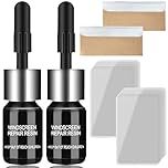 2 PCS Windscreen Repair Resin – Fix Chips & Cracks Easily DIY Windshield Repair Kit with Nano Fluid for Long-Lasting Results. Works on All Crack Types. Quick, Durable, Automotive Glass Solution