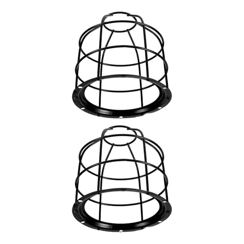 Cage de protection pour ampoule suspendue et grille de lampe d'usine en fer