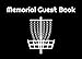 Produktbild Memorial Guest Book: Disc Golf Memory Keepsake for Funeral, Wake, or Celebration of Life