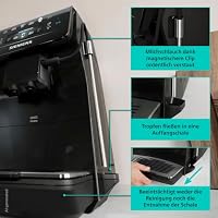 Siemens Kaffeevollautomat EQ600 iAroma, 6 Getränke, Doppeltassenfunktion, XL-Getränke bis zu 480ml, Kannenfunktion, entnehmbare Brüheinheit, einfache Reinigung, Keramikmahlwerk, Schwarz, TP601E09 – Ansicht 9