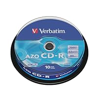 Verbatim CD-R Extra Protection 700 MB - 52-fache Brenngeschwindigkeit - Extraschutz - hohe Lebensdauer - 10 Stück