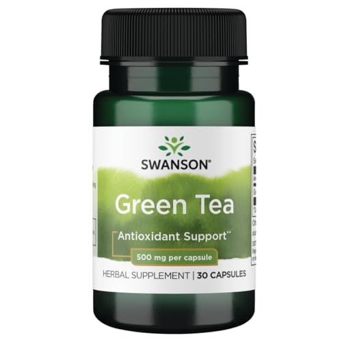 Chá Verde 500mg Swanson 30 Capsulas Importado
