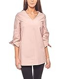vivance collection Damen Bluse mit 3/4 Ärmeln Rosa 3/4-Ärmel mit Schlitz und BindetetailMittige Teilungsnähte vorne und hintenangenehmer Tragekomfort dank hochwertiger Verarbeitung