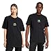 adidas Men's Lounge Pizza Graphic T-Shirt, Black