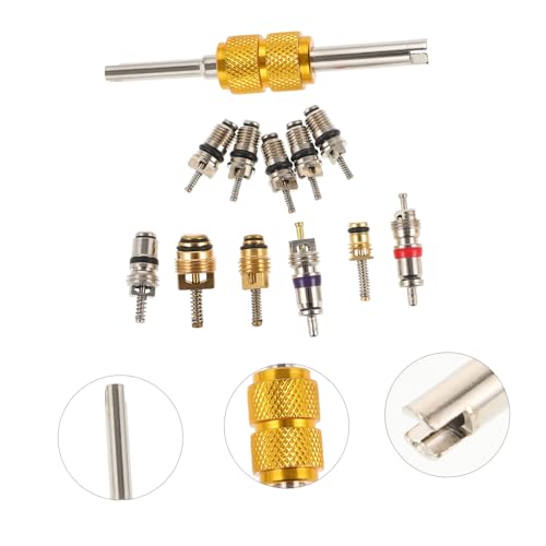 Kit 12pc para extracción núcleo de válvula A/C automotriz miniatura 5