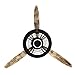 MJJEsports Vintage Aeroplano Elica Parete Orologio Metallo Appeso Antico Camera Da Letto Ornamento Decorazioni - #1