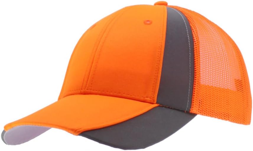 The Vintage Year Reflective High Visibility Piping Neon Polyester Twill Low Profile Structured Baseball Cap