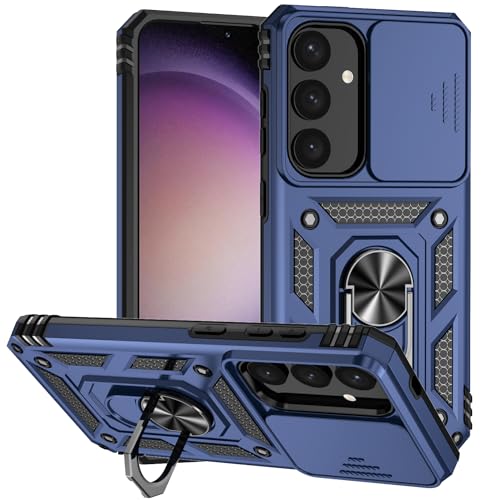 Funda para Samsung S24 que evita roturas de pantalla con protector deslizante para las cámaras