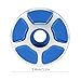 HERCHR Bike Headset Top Cap, Bike Stem Top Cover Aluminum Alloy Front Fork Stem Headset Cover for Mountain Bicycle Headset Top Cap Bike Stem Top Cover(Blue)