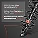 A-Premium Rear Pair (2) Air Spring to Coil Spring Conversion Kit Compatible with Ford Expedition 1997-2002 & Lincoln Navigator 1998-1999 2001-2002, 4WD, Driver and Passenger Side