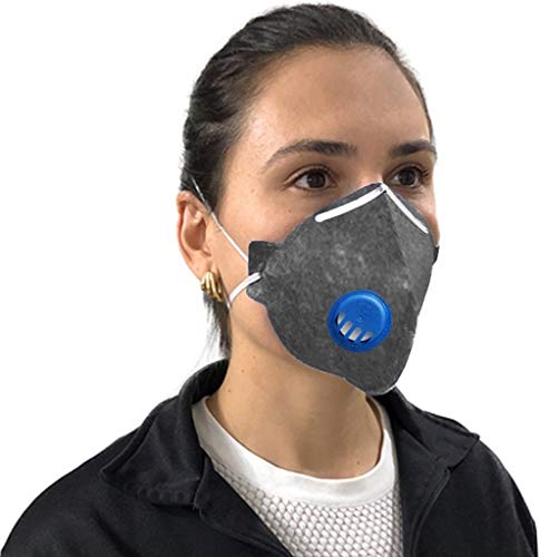 Mascara N95 Descartavel De Proteção Facial Com Valvula Filtro Respirador Ajustável Segurança Pff2-S