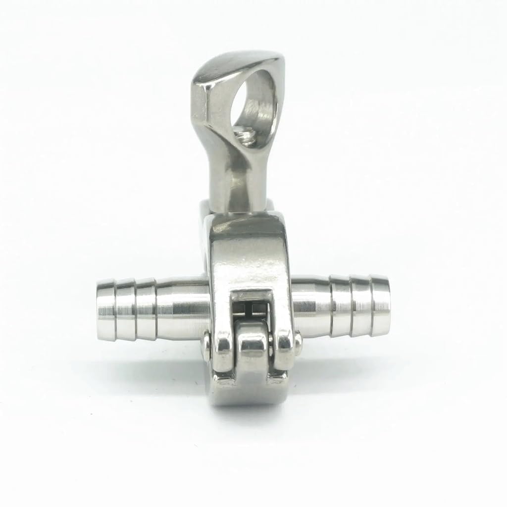 Zestaw krócców do węża 1/2" do zestawu potrójnych zacisków 0,5", armatura sanitarna ze stali nierdzewnej 304, 1 szt.