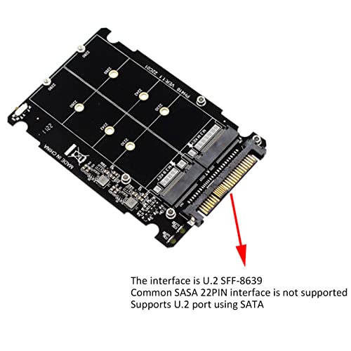 Caja externa para SSD M.2 NVMe, 2.5 pulgadas, interfaz PCIe 4.0 miniatura 3