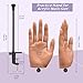 Veikmv Practice Hand for Acrylic Nails,Realistic Silicone Mannequin Hand with Flexible Fingers for Acrylic Nails, Gel Polish Training, Complete Nail Art Beginner Set with Brush & File