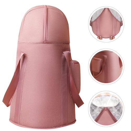 Seau Pliable Bain de Pieds Portable Grande Capacité Rouge - 4