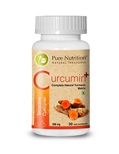 Pure Nutrition Curcumin Plus, Immunity enhancer & anti-inflammatory, With Curcuminoids & Turmeric Extracts, 500mg – 30 Veg Capsules Pure Nutrition Curcumin Plus, Immunity enhancer & anti-inflammatory, With Curcuminoids & Turmeric Extracts, 500mg – 30 Veg Capsules