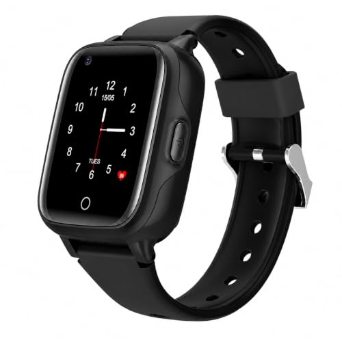 Image of SeTracker 'GPS-G2' Kids Smart Watch | 4G /5G SIM Support, GPS Tracking, HD Video Calling | Parental Control, Safe Zone Alert, SOS, Voice Chat, Class Mode | Best Gift for Kids (Boys /Girls) - Black