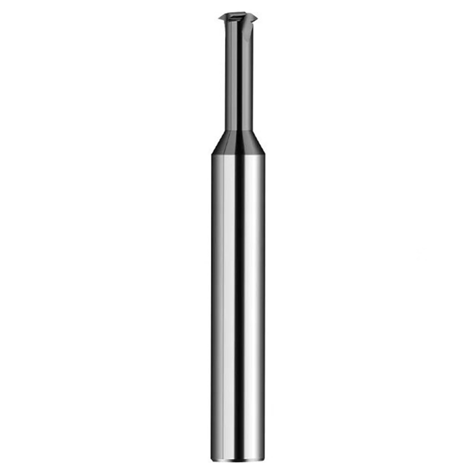 Fresa espiral de carburo de tungsteno de un solo diente de 60 grados M1 M1.2 M1.4 M1.6 M2 M2.5 M3 M4 M5 M6 M8 M10 M12 M14 Herramienta CNC Fresa de extremo de rosca(M18X2.5 1PCS)