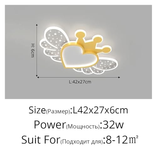 Plafonnier LED papillon au design nordique moderne avec finition or exclusive - 2