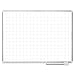 MasterVision CR0895830 Platinum Plus Magnetic Porcelain Dry Erase Board 48 x 36 Aluminum, 2 x 2 Grid