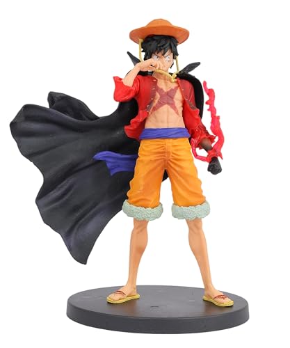 Image of Daiyamondo Premium Anime Action Figure- Unlease The Power of Highly Detailed Collectible with Dynamic Pose (Red Black Stand Luffy)