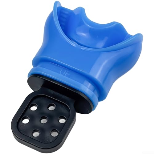 Boquilla de silicona termoplástica para buceo y esnórquel, bloque de mordida moldeable con ajuste personalizado para accesorios de buceo libre, protector regulador de silicona suave reutilizable en