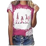 Breast Cancer Survivor Tshirts Shirts for Women Pink Ribbon Survivor Tops Short Sleeve Inspirational Tops