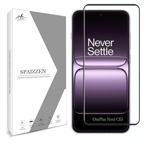 Image of Military-Grade Tempered Glass Screen Protector Compatible for NAME with Edge to Edge Coverage and Easy Self Installation kit (A-Oneplus Nord CE5 5G)