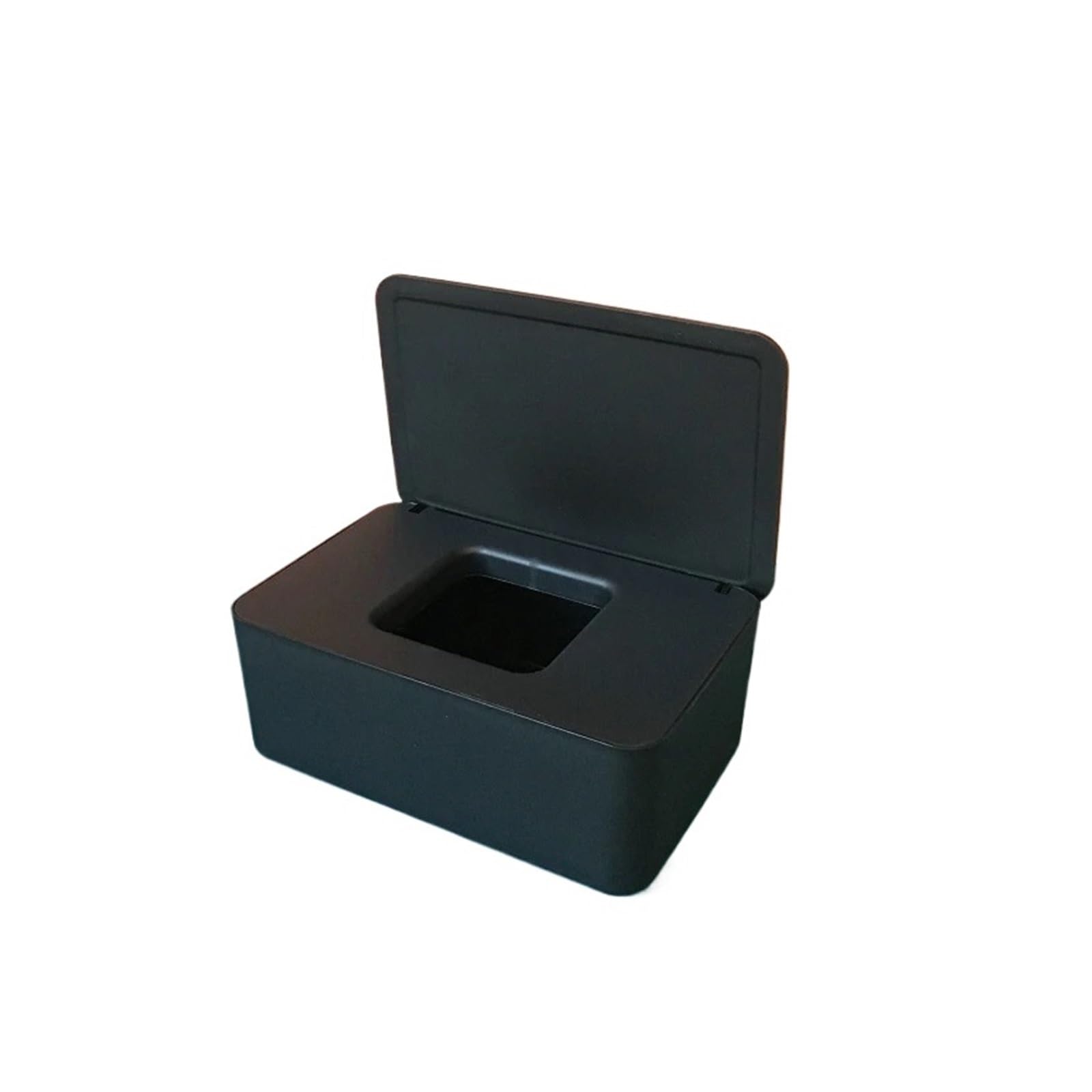 Tissue Box Plastic Tissue Box Wet Tissue Holder Cover Wipes Paper Tissue Paper Storage Box Paper Towel Dispenser Home Napkin Organizer(Black)