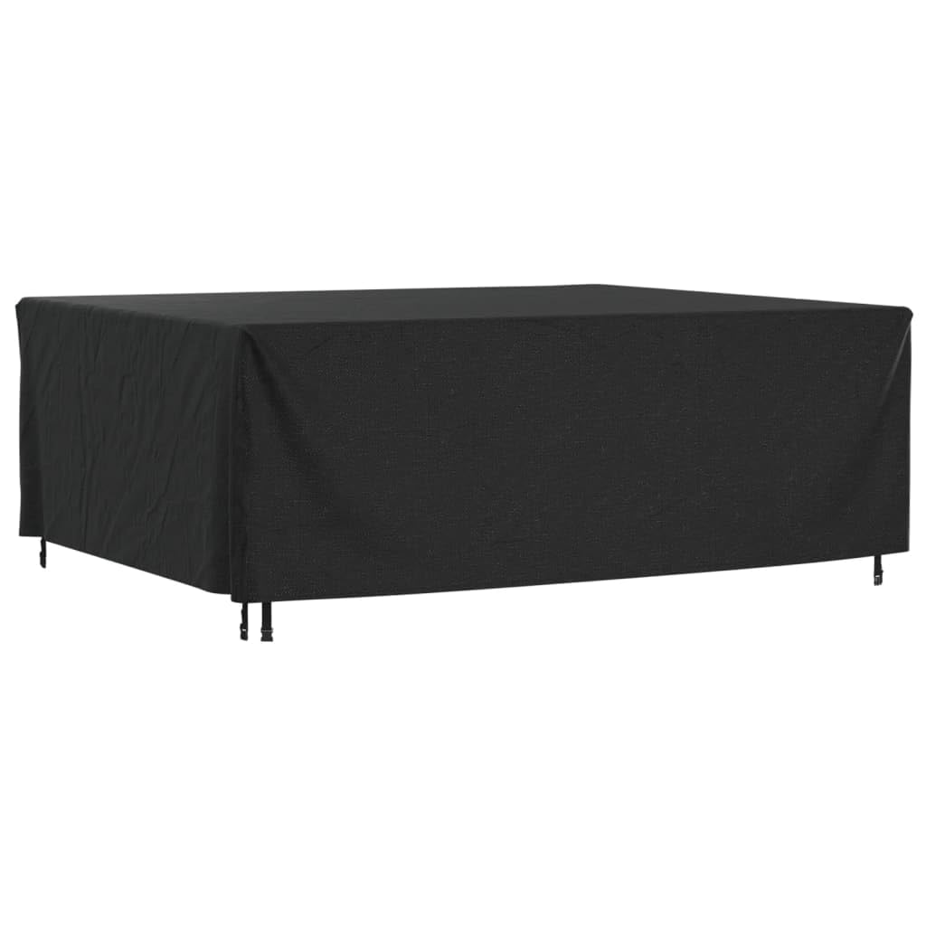 Akcesoria do mebli ogrodowych, pokrowce na meble ogrodowe, pokrowiec na meble ogrodowe czarny 250 x 210 x 90 cm wodoodporny 420D