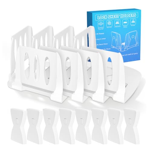 Bed Sheet Holders for Corners, Fitted Sheet Grippers Keep Bed Firm & Tight - image 1