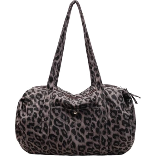 Sac cabas léopard élégant et polyvalent en toile de qualité - 2