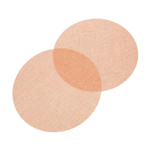 Mikikit 2pcs Child-safe Soft Light Ceiling Light Diffuser Anti-dazzling Downlight Lampshade Heat-resistant Nursery Cover Simple Style