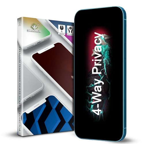Image of Supershieldz NeoGuard True 360 Privacy Tempered Glass Screen Protector Guard for iPhone 12 Pro Max, 9H Hardness, Anti-Static, Case-Friendly, Easy Installation Kit - 1 Pack