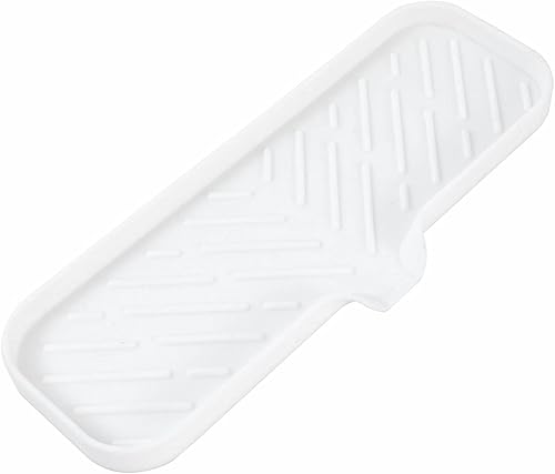 Jaboneras de baño de silicona con boquilla de drenaje, organizador de fregadero de baño y cocina, soporte para esponja, bandeja de jabón para