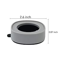 Vista 2 de 4 almohadillas antivibración para lavadora, reductoras de ruido, antideslizantes, adecuadas para todas las lavadoras y secadoras