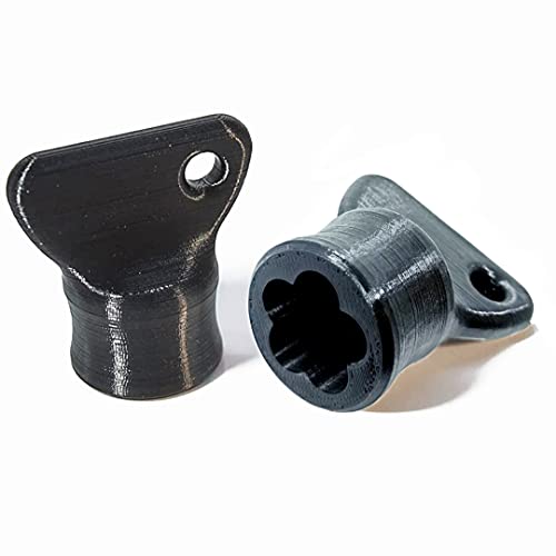 Myfuturshop® Accesorio para Lidl Monsieur Cuisine Connect. Ayuda a quitar la masa fácilmente girando hasta sacarla. (NEGRO)