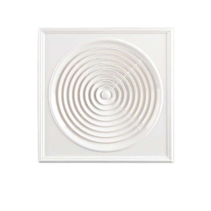 LVSEWOA Ventilador de ventilación 30 * 30 * 10 cm Cocina Baño Techo Ventilador de ventilación Ultrafino Ventilador de Escape silencioso de Techo Integrado Extractor de Ventilador de baño