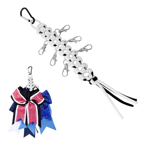 Cheer Bow Holder Cheerleader Backpack Bow Organizer Durable Paracord Hair Bow